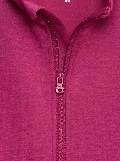 Sudadera con cremallera y cuello alto - Kiabi