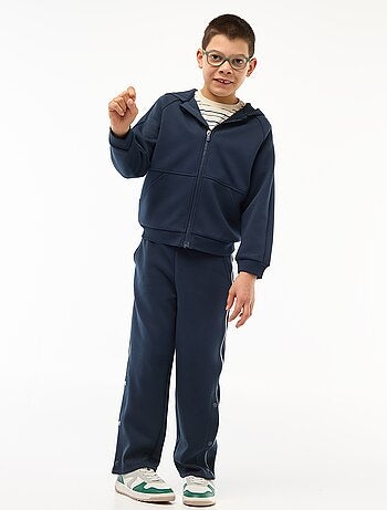 Sudadera con cremallera y cuello con capucha - Fácil de Poner