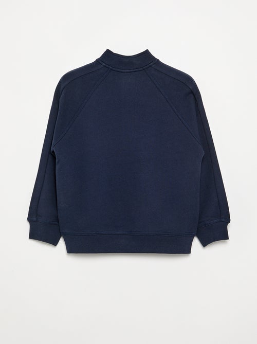 Sudadera con cuello alto de cremallera - Kiabi