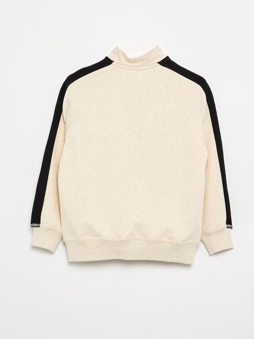 Sudadera con cuello alto de cremallera - Kiabi Sudadera con cuello alto de cremallera - Kiabi