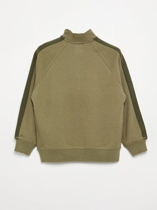 Sudadera con cuello alto de cremallera - Kiabi Sudadera con cuello alto de cremallera - Kiabi