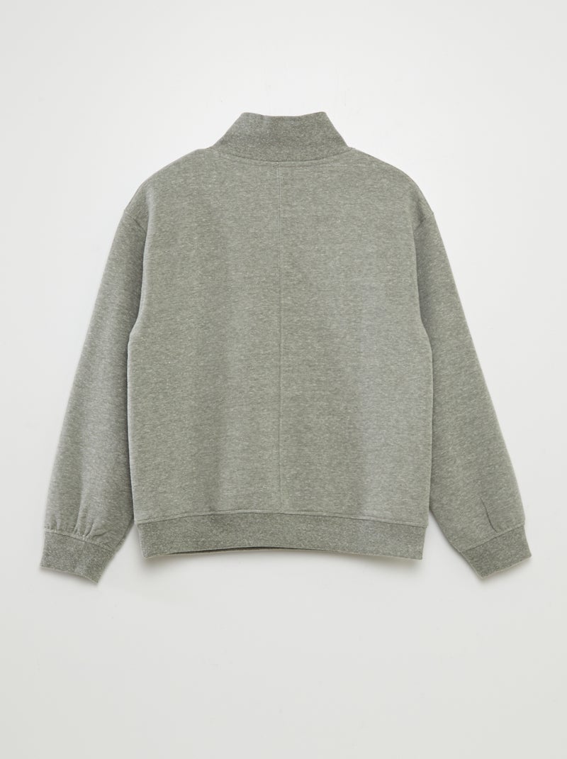 Sudadera con cuello alto KAKI - Kiabi