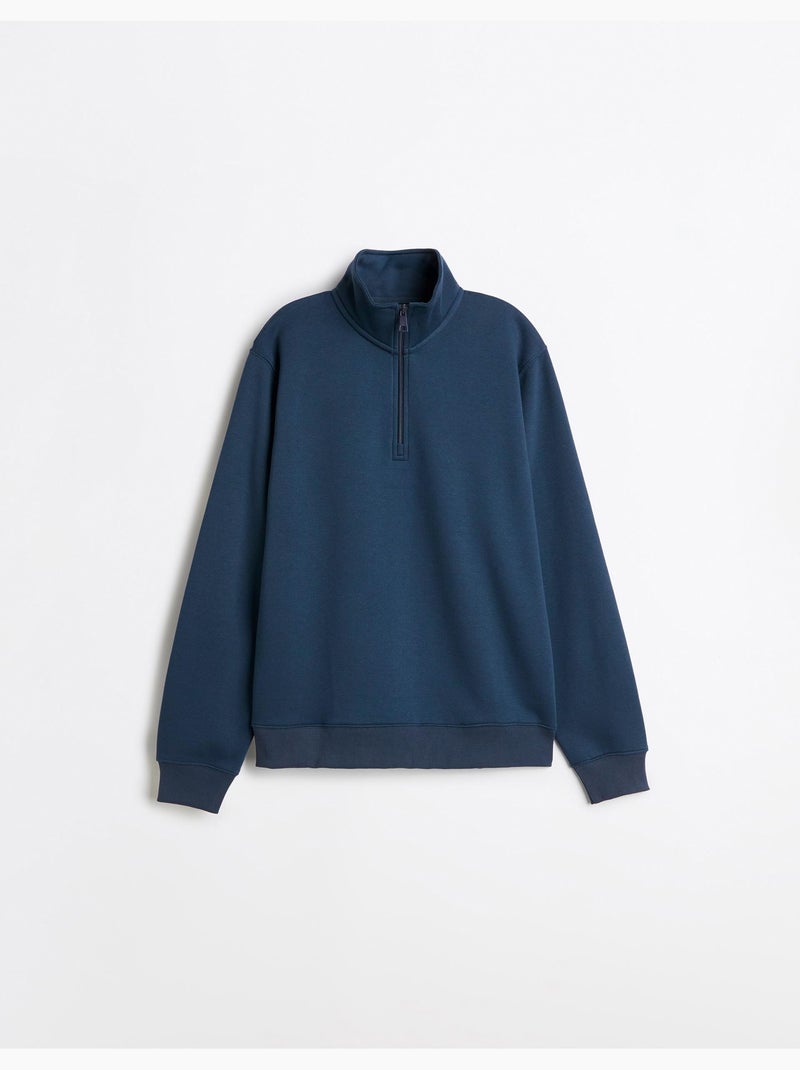 Sudadera con cuello alto, mo fashion Azul - Kiabi