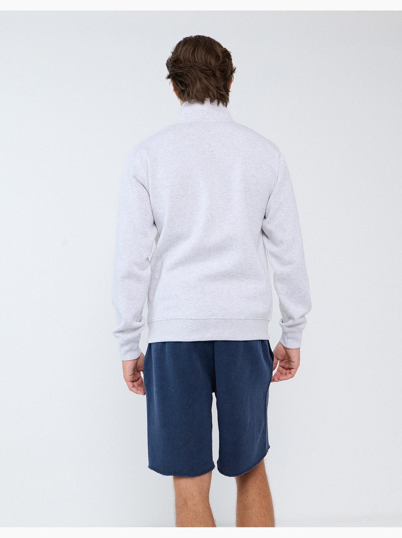 Sudadera con cuello alto, mo fashion Gris - Kiabi