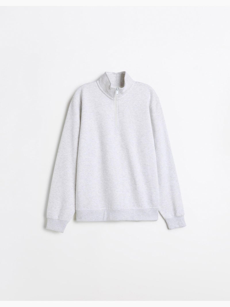 Sudadera con cuello alto, mo fashion Gris - Kiabi