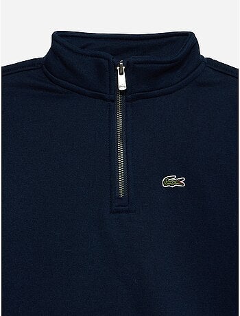 Sudadera con cuello alto y cremallera - lacoste