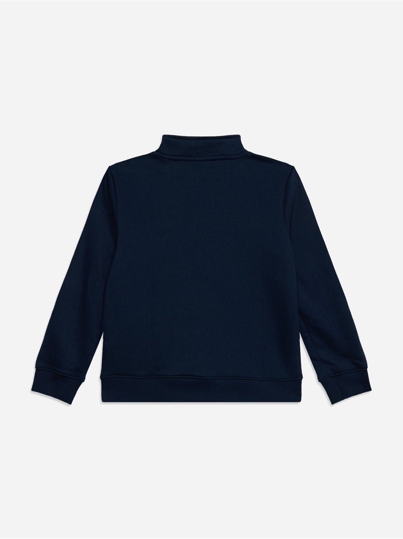 Sudadera con cuello alto y cremallera - lacoste Azul marino - Kiabi