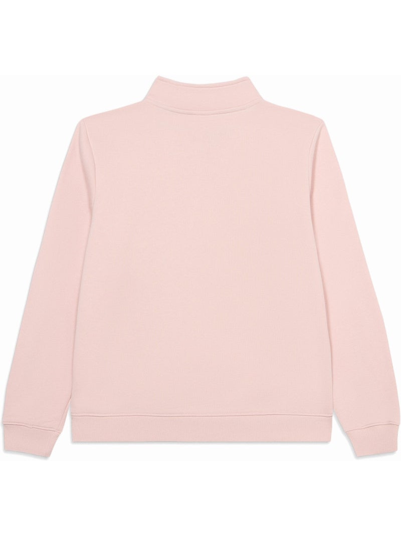Sudadera con cuello alto y cremallera - lacoste Rosa claro - Kiabi