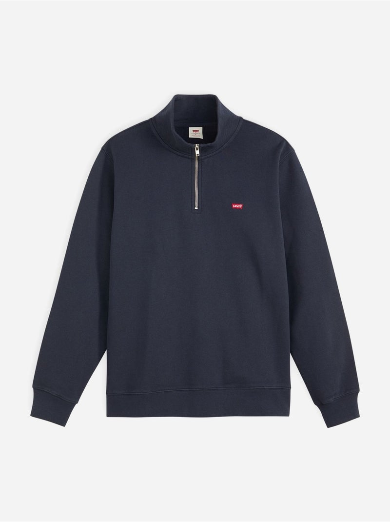 Sudadera con cuello alto y cremallera - levi's Azul oscuro - Kiabi