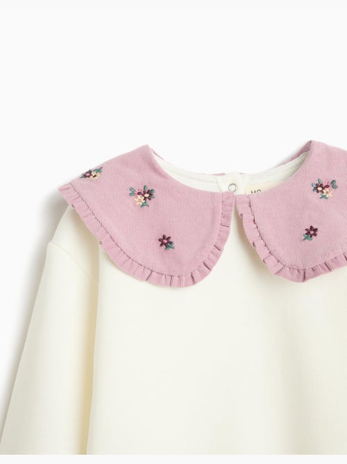 Sudadera con cuello bordado, mo fashion - Kiabi