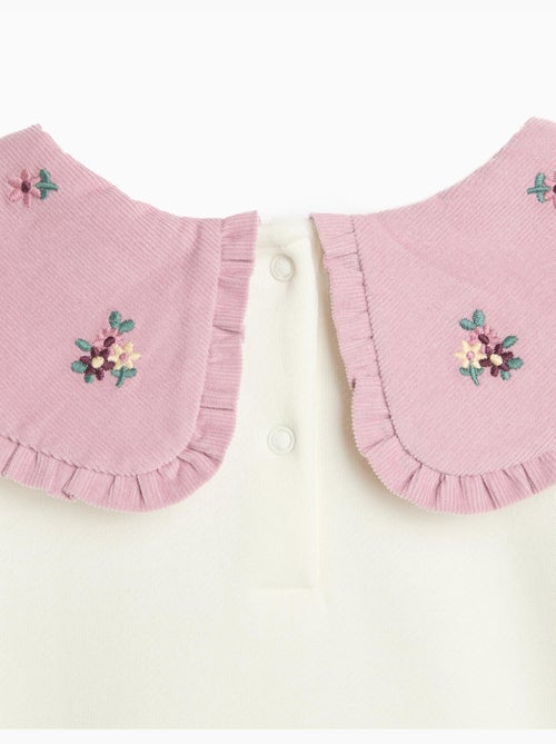 Sudadera con cuello bordado, mo fashion - Kiabi