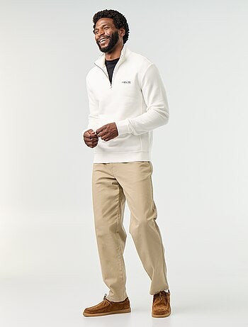 Sudadera con cuello camionero