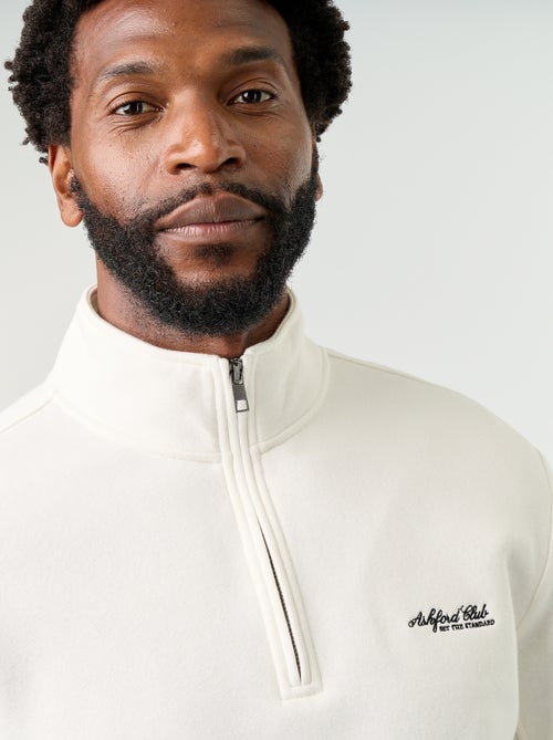 Sudadera con cuello camionero - Kiabi