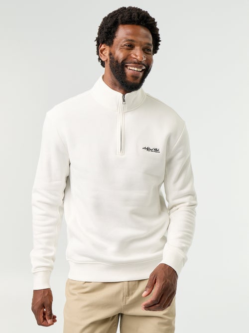 Sudadera con cuello camionero - Kiabi