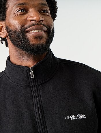 Sudadera con cuello camionero