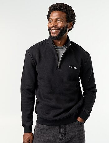 Sudadera con cuello camionero