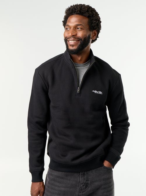 Sudadera con cuello camionero - Kiabi Sudadera con cuello camionero - Kiabi