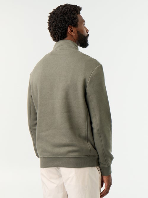 Sudadera con cuello camionero - Kiabi Sudadera con cuello camionero - Kiabi