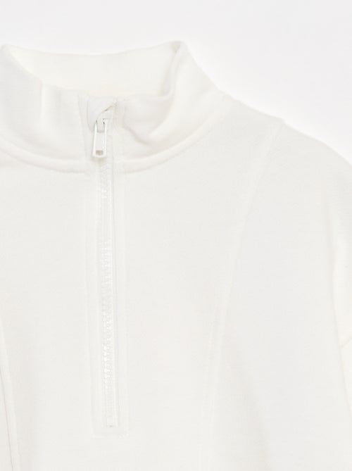 Sudadera con cuello con cremallera - Kiabi