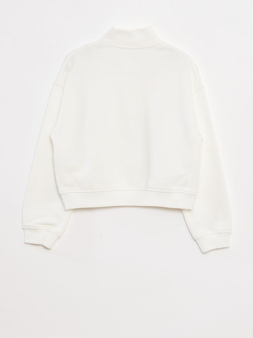 Sudadera con cuello con cremallera - Kiabi