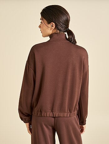 Ekstract - Sudadera con cuello cremallera