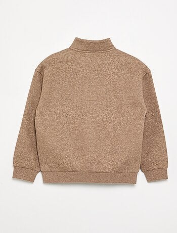 Sudadera con cuello de camionero