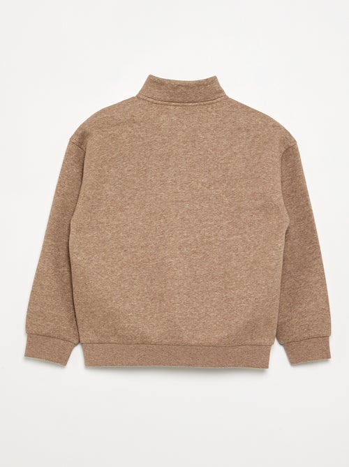 Sudadera con cuello de camionero - Kiabi