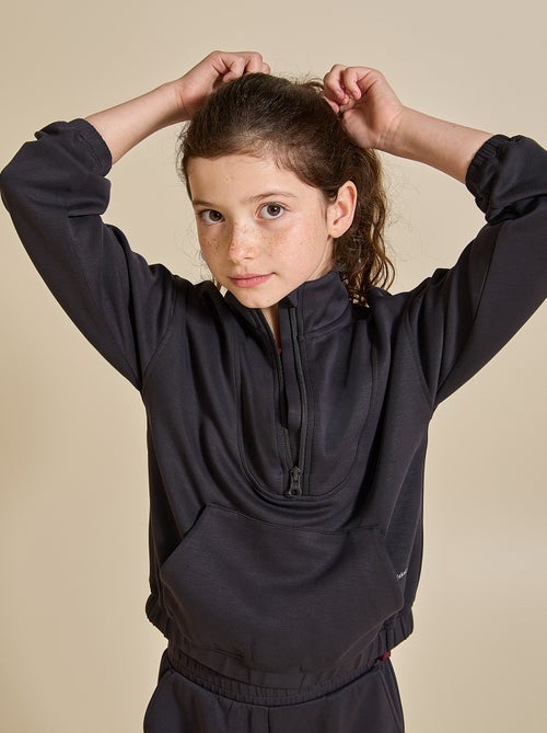 Sudadera con cuello de camionero - Kiabi Sudadera con cuello de camionero - Kiabi