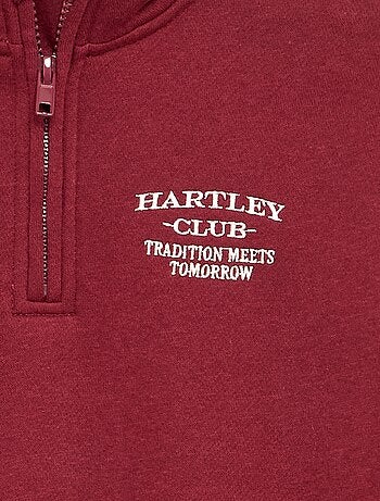 Sudadera con cuello de camionero