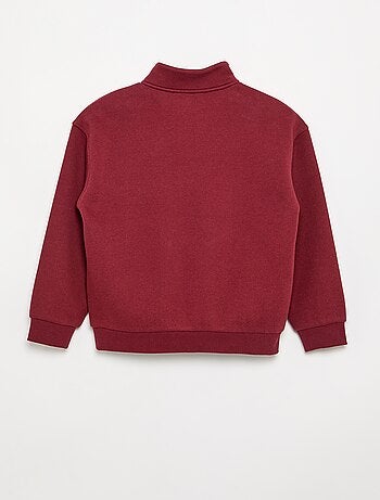 Sudadera con cuello de camionero