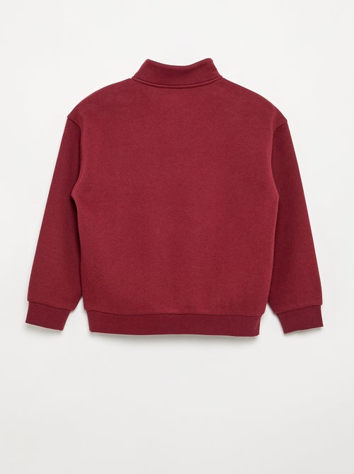 Sudadera con cuello de camionero - Kiabi