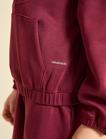 Ekstract - Sudadera con cuello de camionero