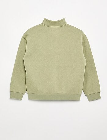 Sudadera con cuello de camionero