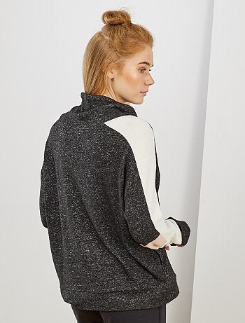 Sudadera con cuello de cremallera - Kiabi