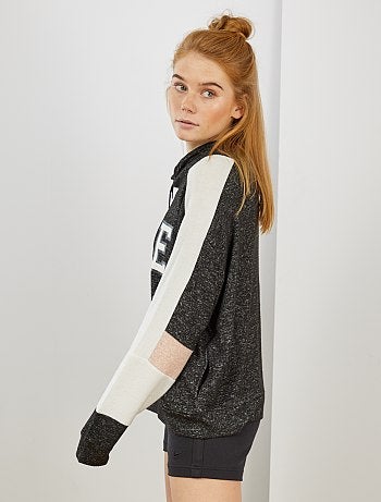 Sudadera con cuello de cremallera - Kiabi