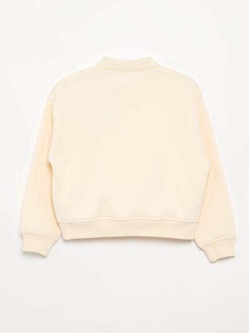 Sudadera con cuello polo - Kiabi