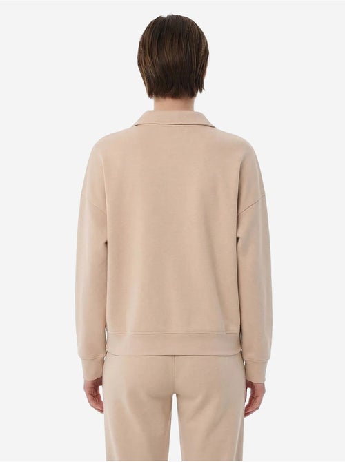 Sudadera con cuello polo de modal penti - Kiabi