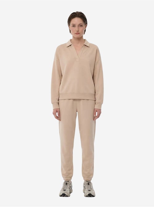Sudadera con cuello polo de modal penti - Kiabi
