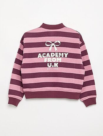 Sudadera con cuello polo