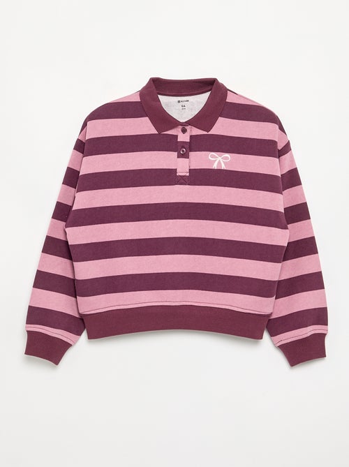 Sudadera con cuello polo - Kiabi Sudadera con cuello polo - Kiabi