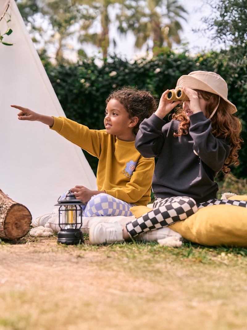 Sudadera con cuello redondo - Grafik Edition Amarillo - Kiabi