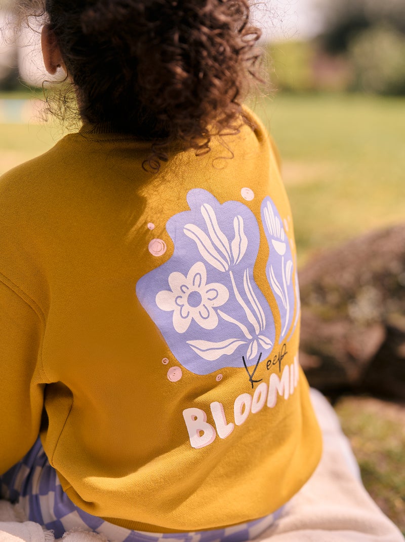 Sudadera con cuello redondo - Grafik Edition Amarillo - Kiabi