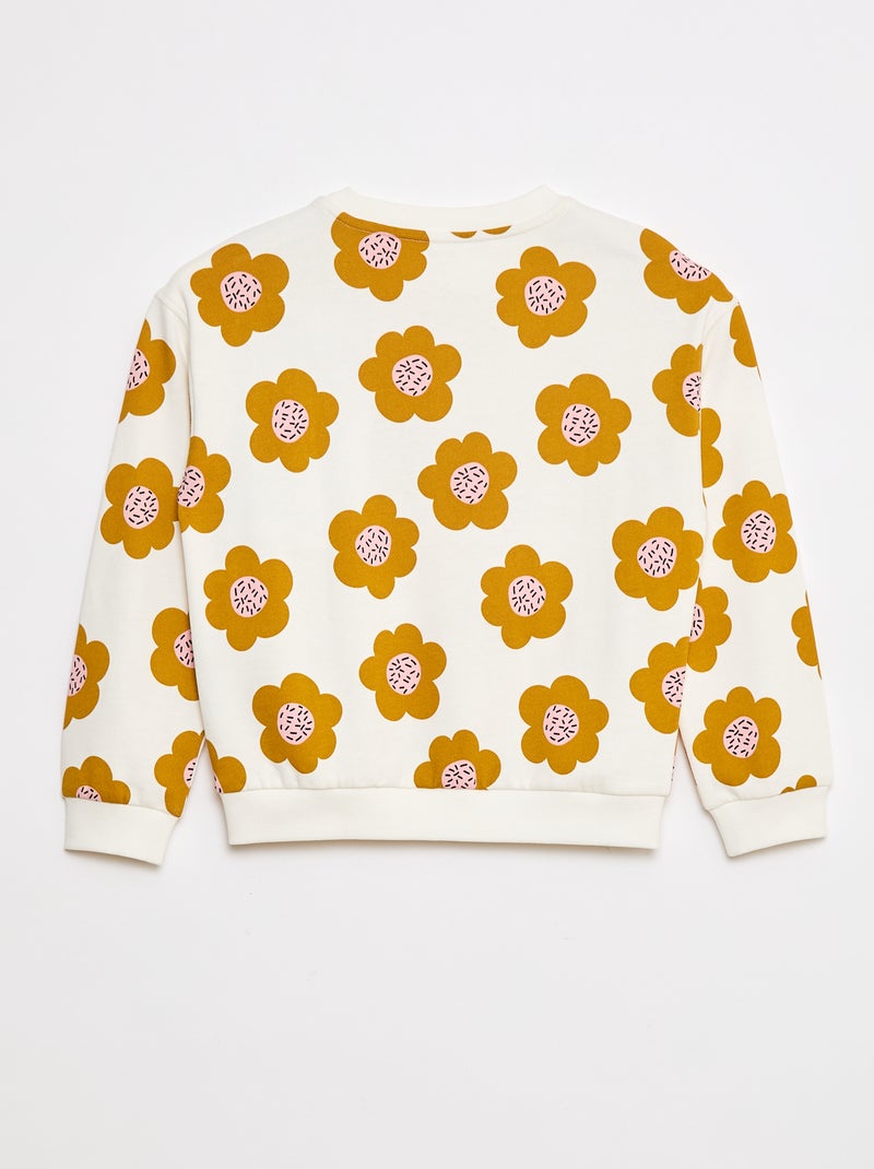 Sudadera con cuello redondo - Grafik Edition Blanco - Kiabi