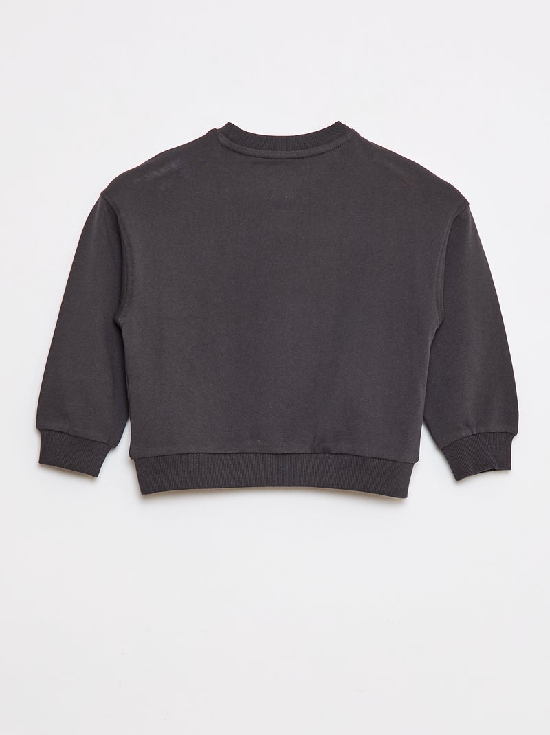 Sudadera con cuello redondo - Grafik Edition Gris - Kiabi