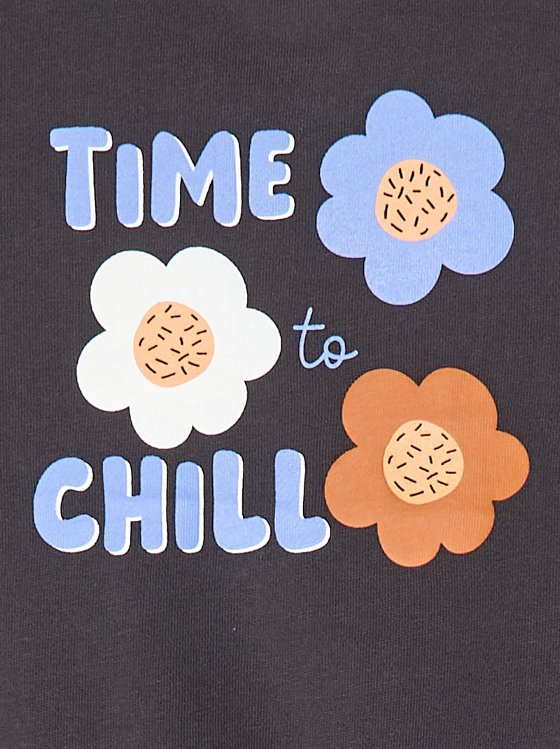 Sudadera con cuello redondo - Grafik Edition Gris - Kiabi