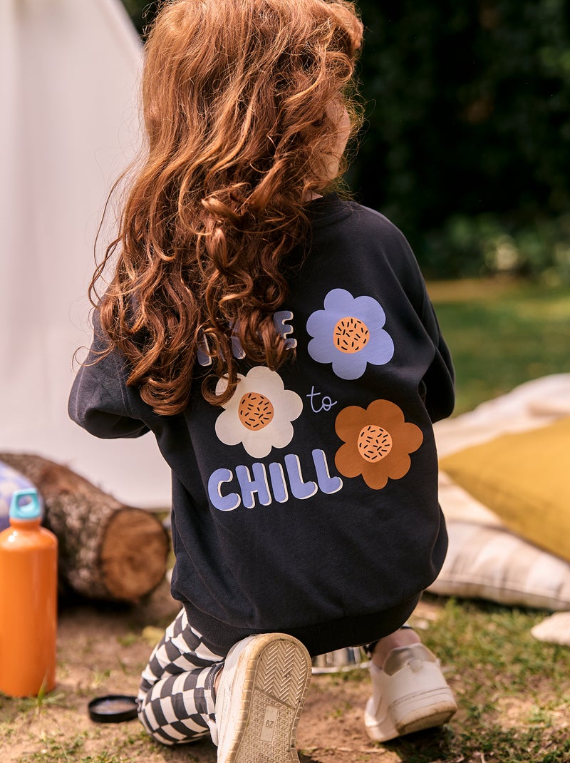 Sudadera con cuello redondo - Grafik Edition Gris - Kiabi