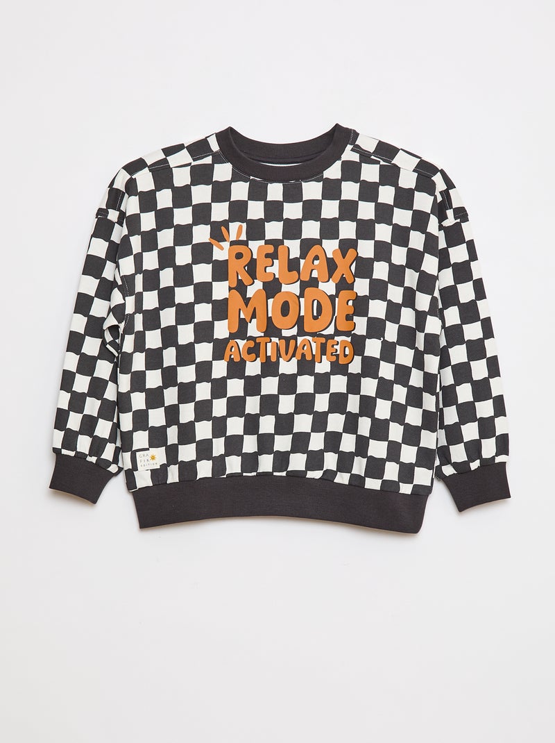Sudadera con cuello redondo - Grafik Edition Gris - Kiabi