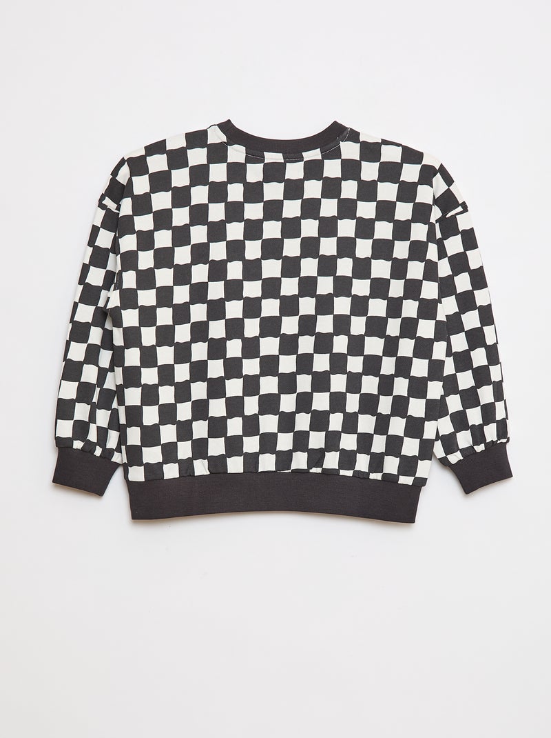 Sudadera con cuello redondo - Grafik Edition Gris - Kiabi