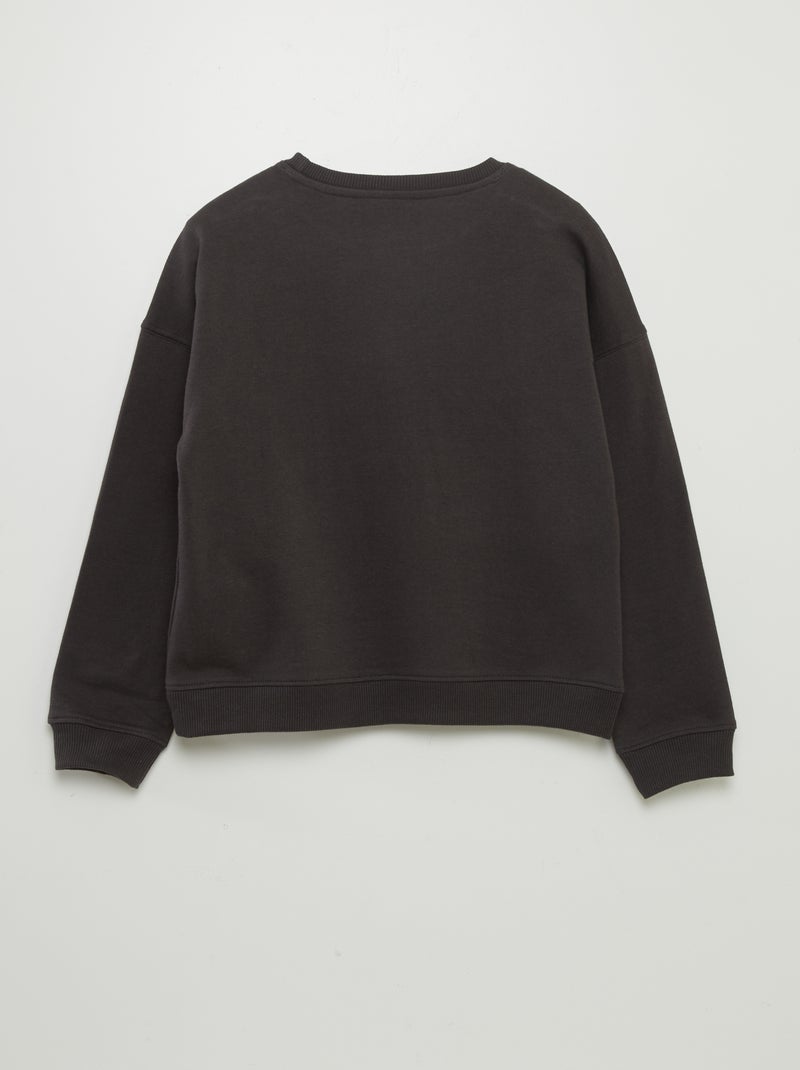 Sudadera con cuello redondo 'Beetlejuice' NEGRO - Kiabi