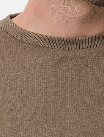 Sudadera con cuello redondo